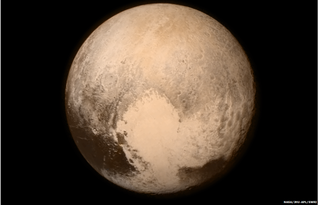 Pluto from New Horizons